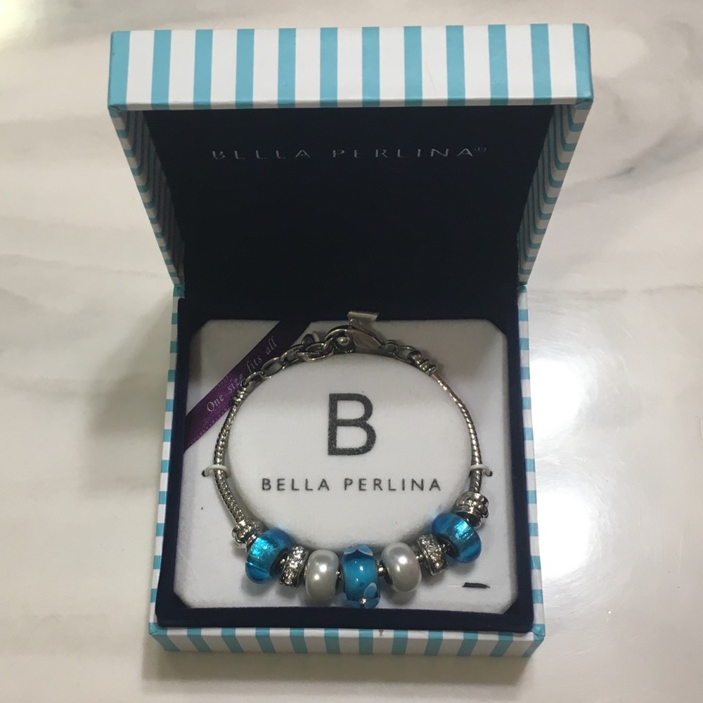 Bella Peralina Blue and Silver Bracelet -NEW!